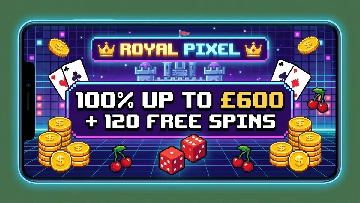 Royal Pixel bonus screen